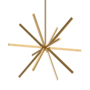 Kuzco Lighting - CH14348-BG-UNV-010 - LED Chandelier - Sirius - Brushed Gold