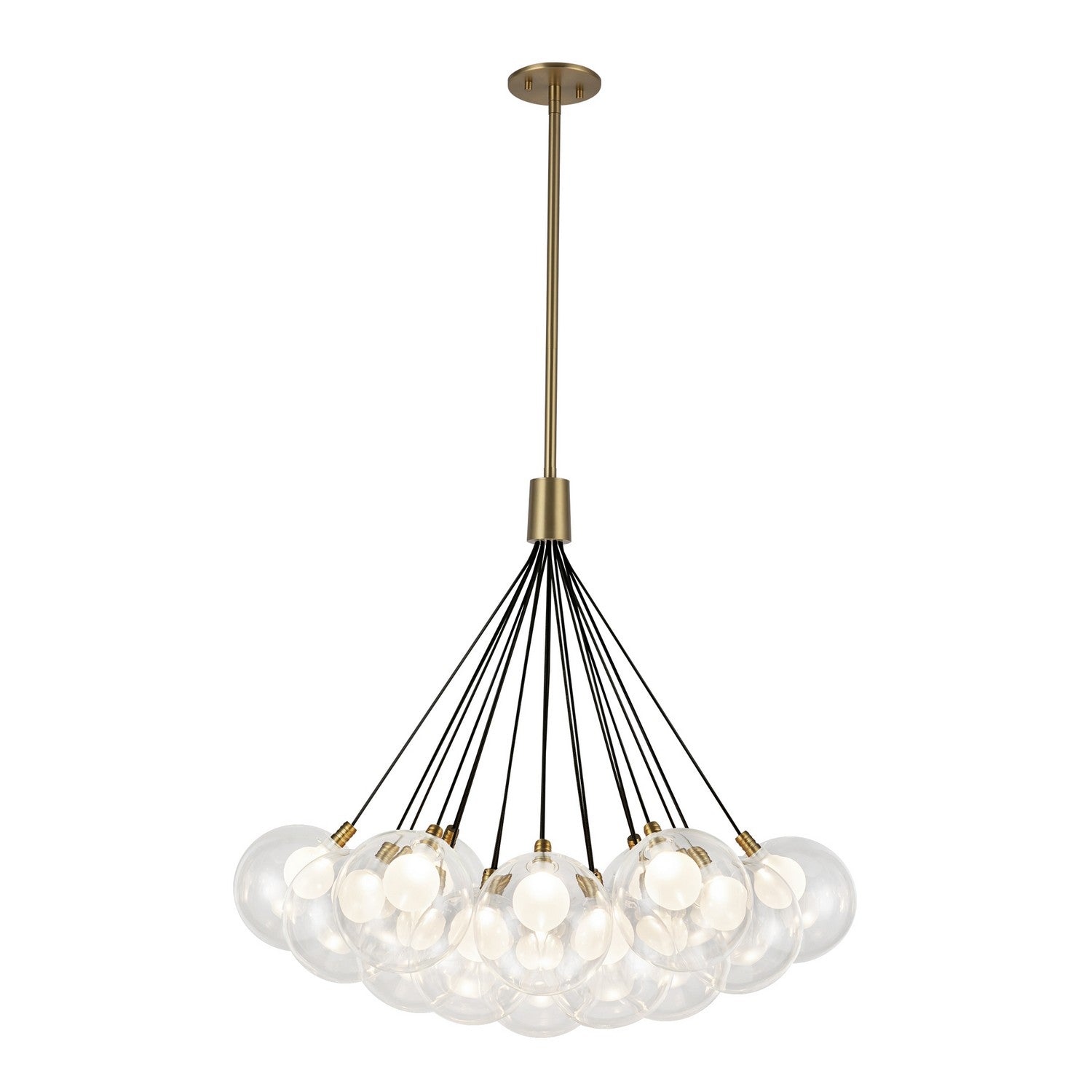 Kuzco Lighting - CH3128-BG - LED Chandelier - Bolla - Brushed Gold