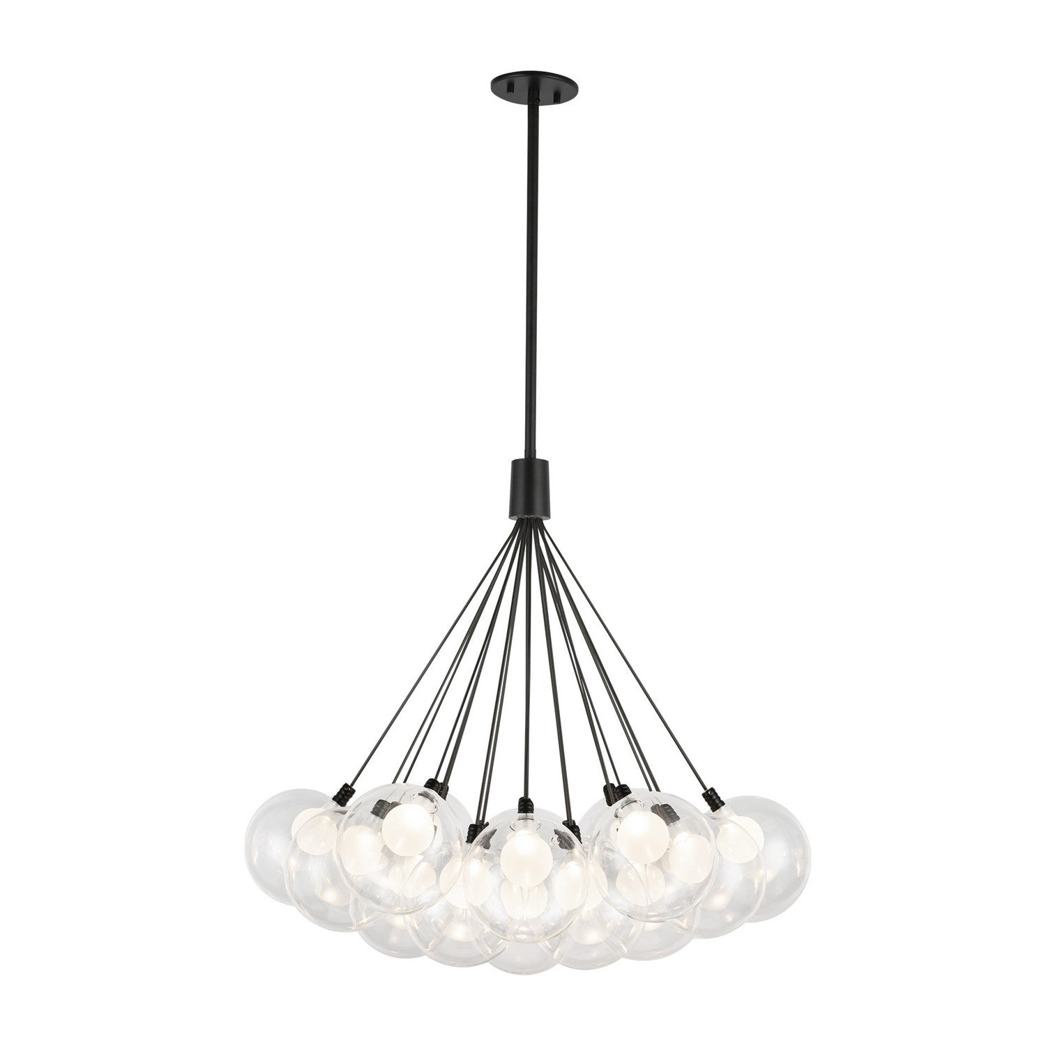 Kuzco Lighting - CH3128-BK - LED Chandelier - Bolla - Black