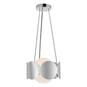 Kuzco Lighting - CH59810-CH/OP - One Light Chandelier - Ciel - Chrome/Opal Glass