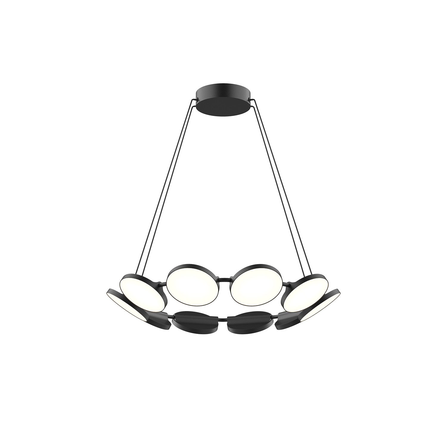 Kuzco Lighting - CH72225-BK-UNV-010 - LED Chandelier - Novel - Black