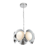 Kuzco Lighting - CH77916-CH/OP-UNV - LED Chandelier - Cleo - Chrome/Opal Glass