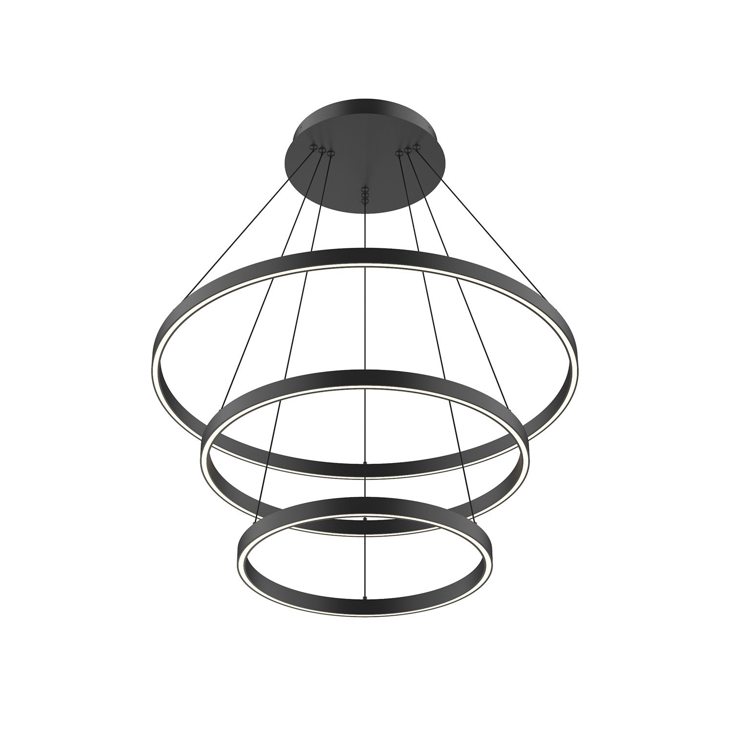 Kuzco Lighting - CH87932-BK-UNV-010 - LED Chandelier - Cerchio - Black