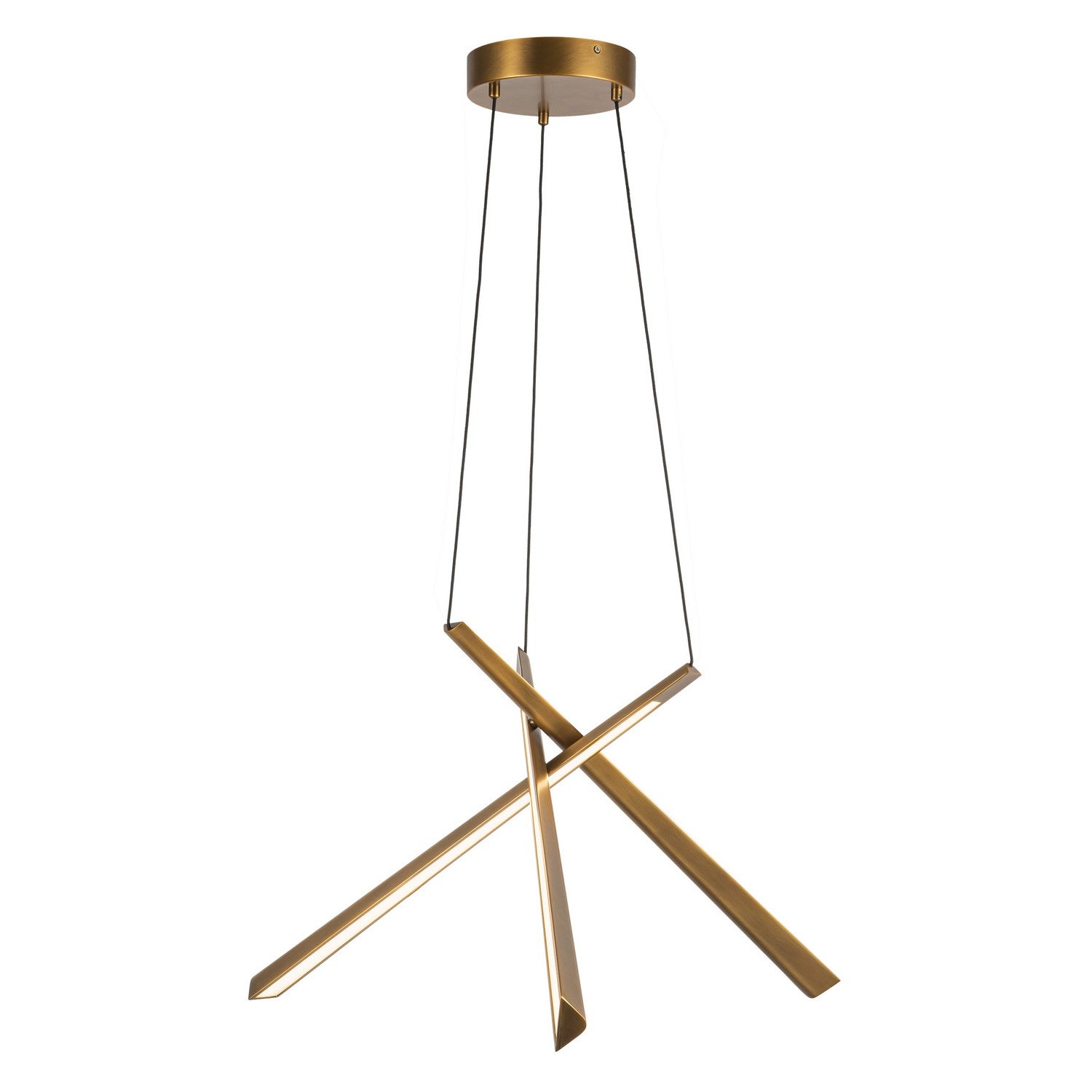 Kuzco Lighting - CH68127-VB-UNV - LED Chandelier - Lex - Vintage Brass