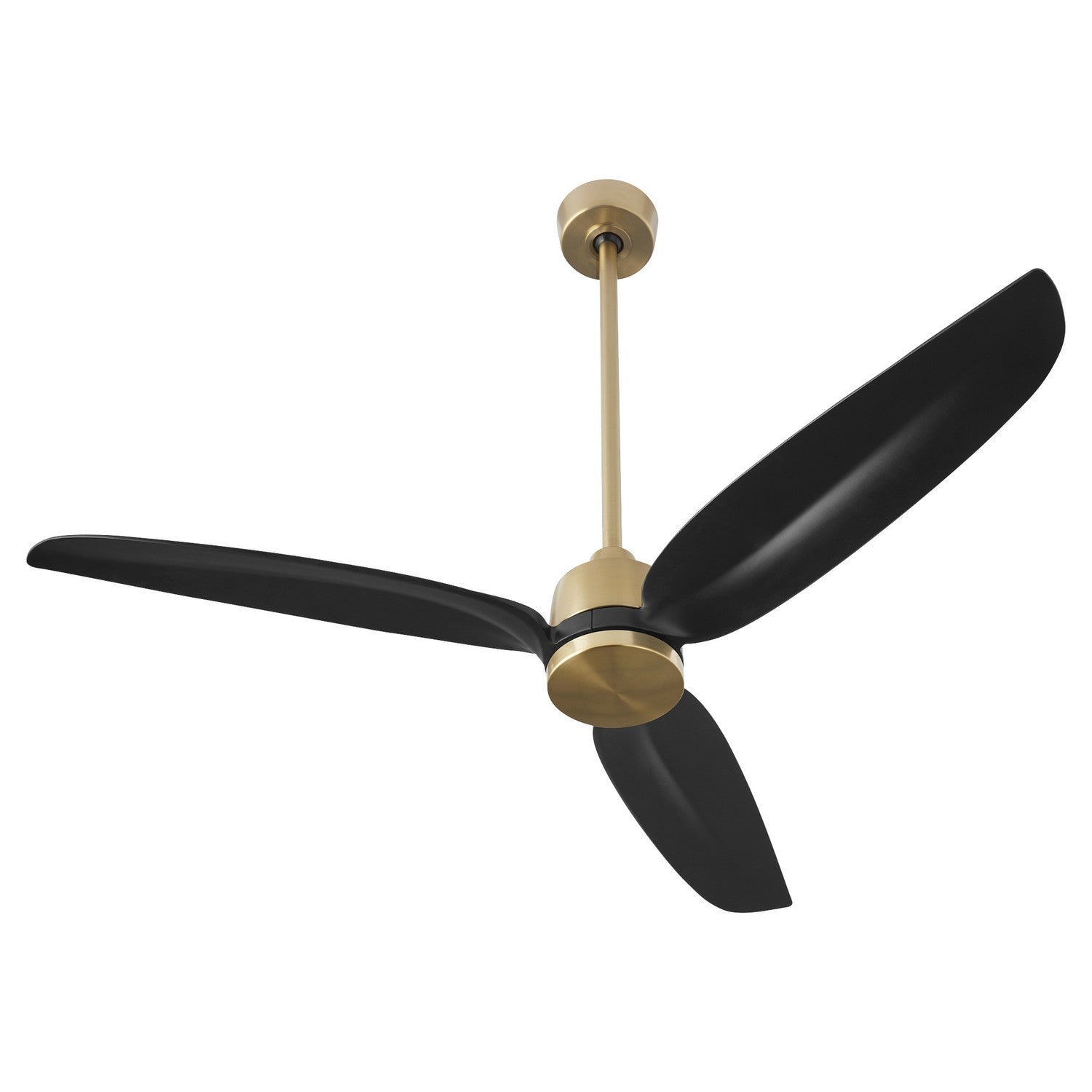 Quorum - 34583-80 - 58"Patio Fan - Exodus - Aged Brass w/ MB downrod