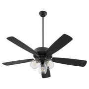 Quorum - 4525-03159 - 52"Ceiling Fan - Ovation - Matte Black
