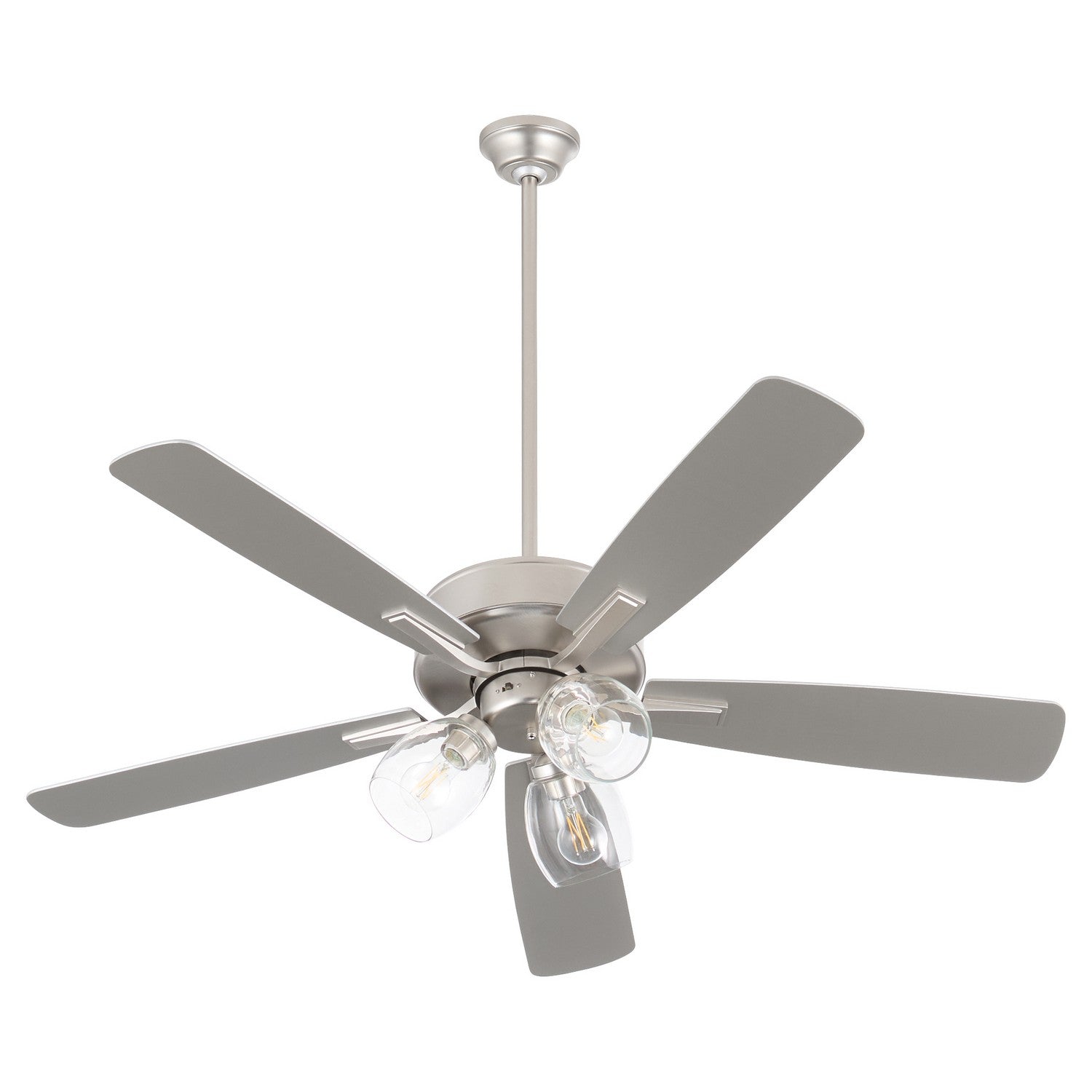 Quorum - 4525-03165 - 52"Ceiling Fan - Ovation - Satin Nickel