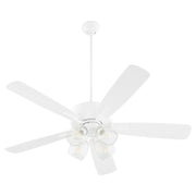 Quorum - 4525-0408 - 52"Ceiling Fan - Ovation - Studio White