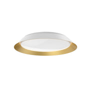 Kuzco Lighting - FM43419-WH/GD-5CCT - LED Flush Mount - Jasper - White/Gold