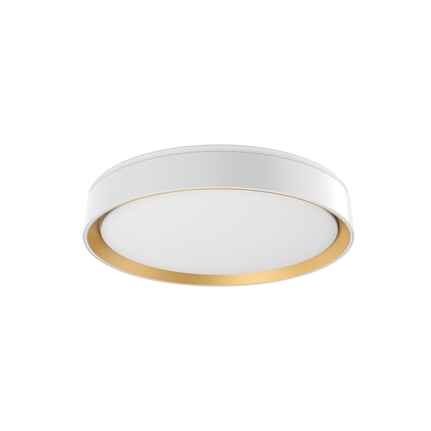 Kuzco Lighting - FM43916-WH/GD-5CCT - LED Flush Mount - Essex - White/Gold