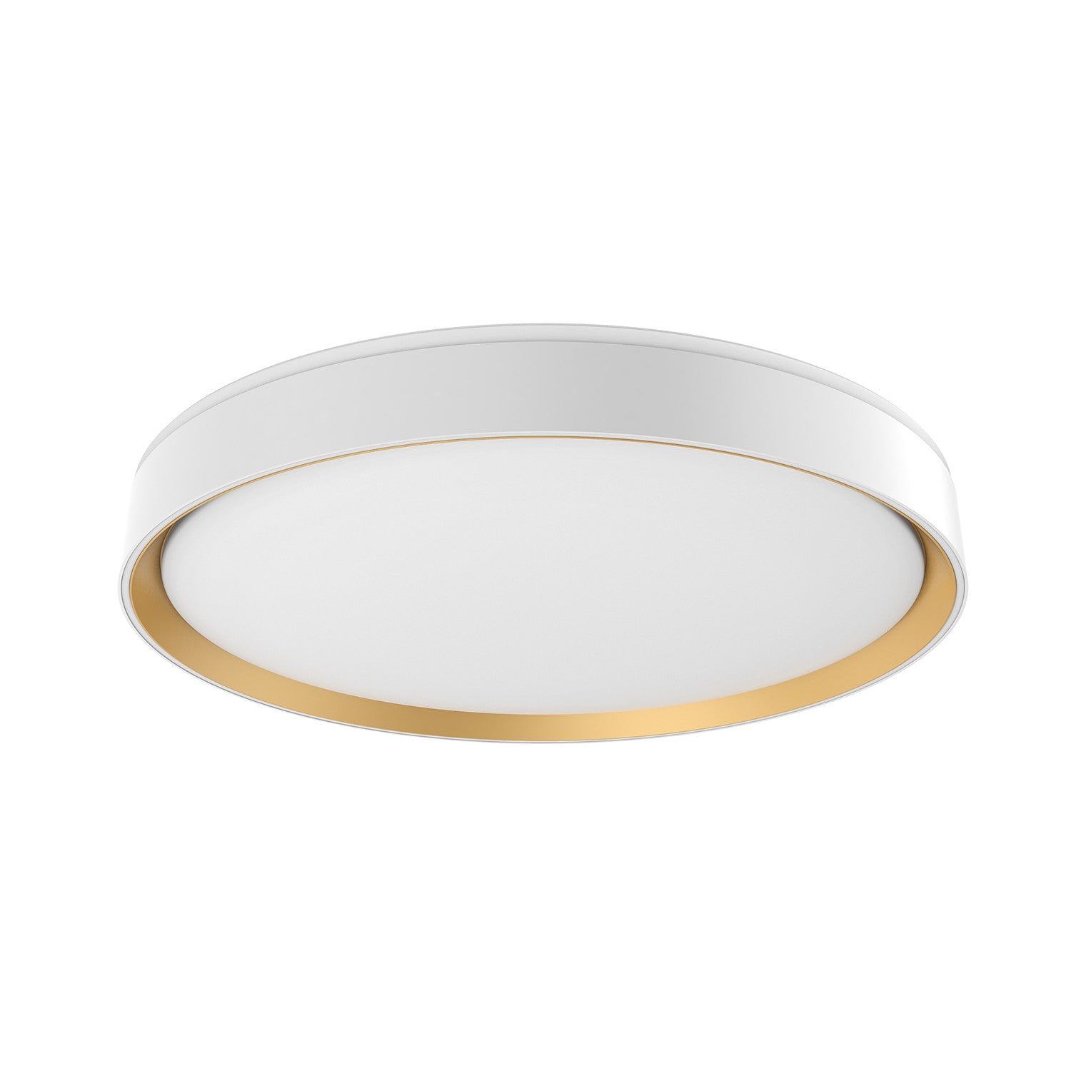 Kuzco Lighting - FM43920-WH/GD-5CCT - LED Flush Mount - Essex - White/Gold