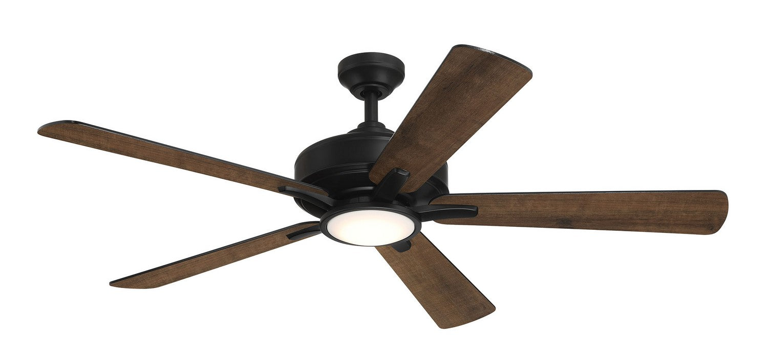 Wind River Fan Company - WR2225MB - 52"Ceiling Fan - Matte Black