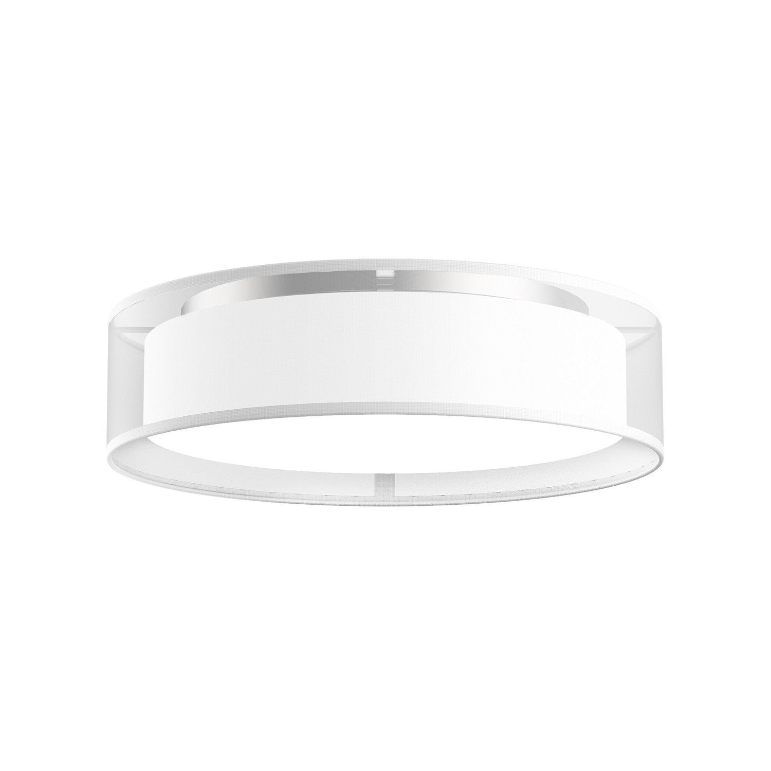 Kuzco Lighting - FM7916-WOR-5CCT - LED Flush Mount - Dalton - White Organza