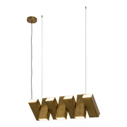 Kuzco Lighting - LP17435-VB-UNV - LED Linear Pendant - Domino - Vintage Brass