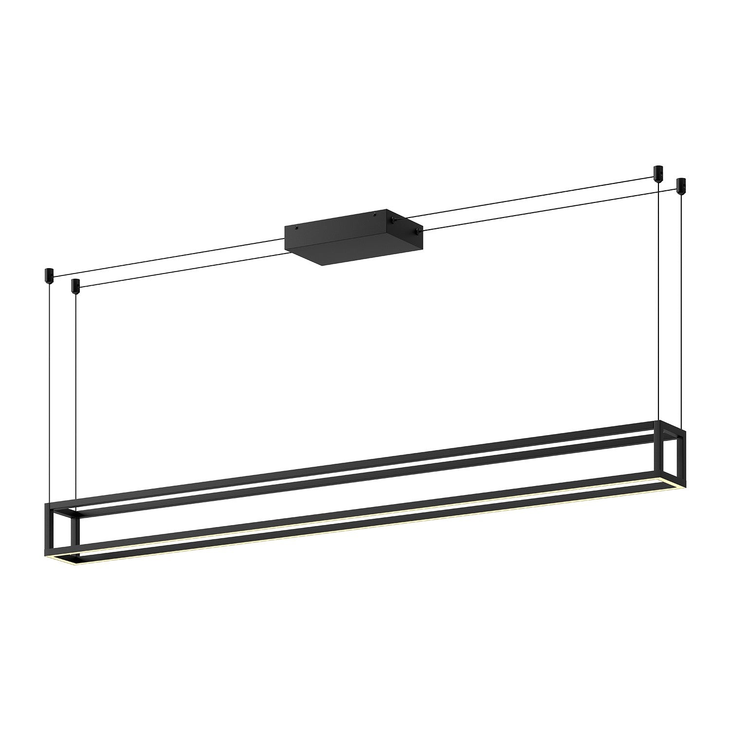 Kuzco Lighting - LP45560-BK-UNV - LED Linear Pendant - Plaza - Black
