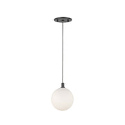 Kuzco Lighting - PD3106-BK/OP - LED Pendant - Bolla - Black/Opal Glass