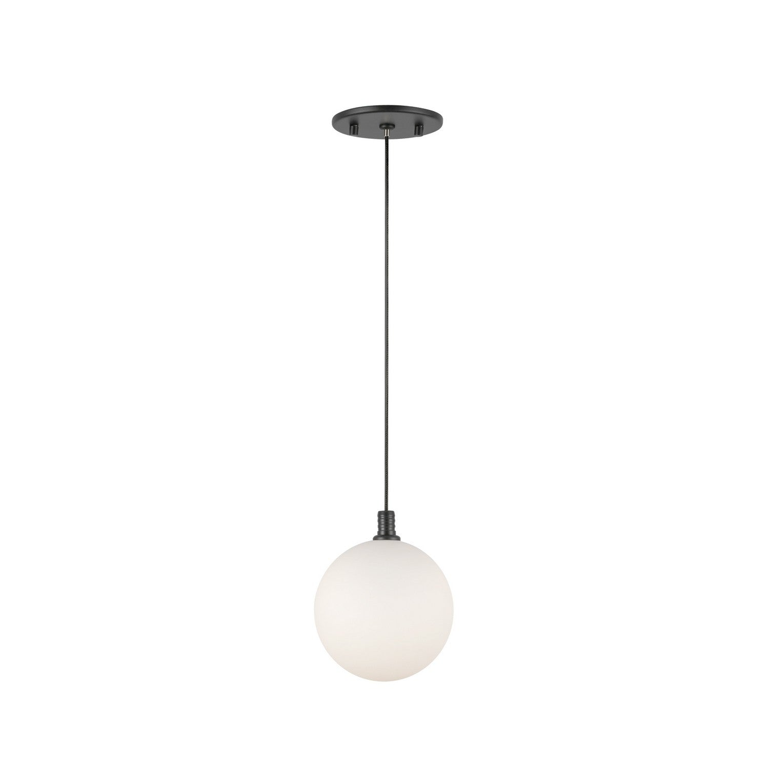 Kuzco Lighting - PD3106-BK/OP - LED Pendant - Bolla - Black/Opal Glass