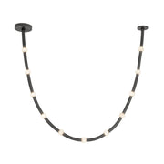 Kuzco Lighting - PD39310-BK/OP-UNV-010 - LED Pendant - Corda - Black/Opal Glass