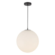 Kuzco Lighting - PD43616-BK/OP-5CCT-UNV - LED Pendant - Marco - Black/Opal Glass