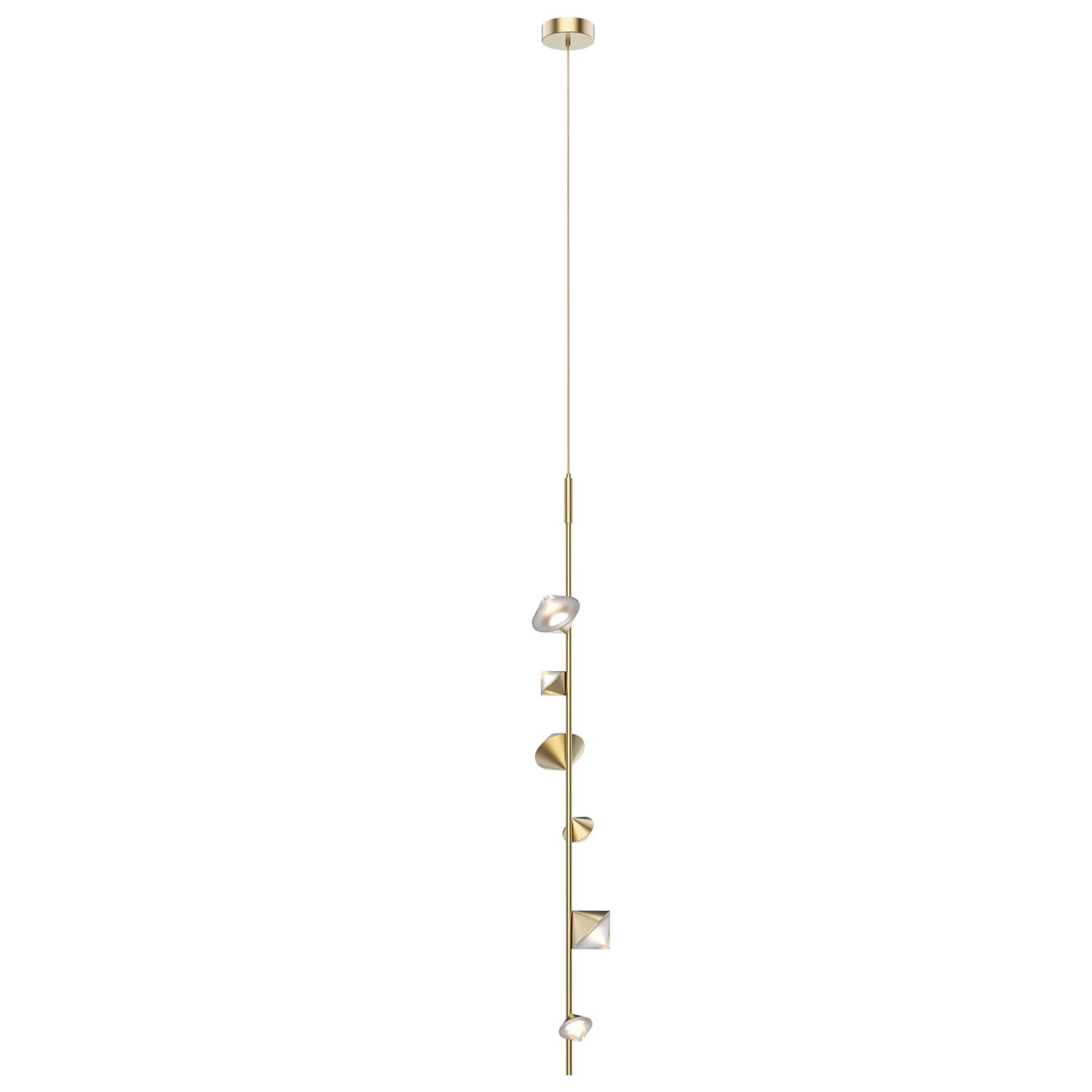 Kuzco Lighting - PD50852-BG - LED Island Pendant - Geode - Brushed Gold