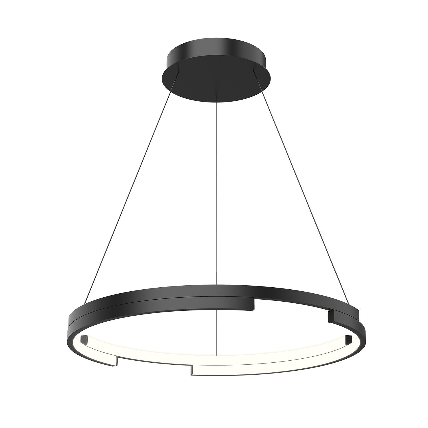 Kuzco Lighting - PD52724-BK-UNV - LED Pendant - Anello Minor - Black