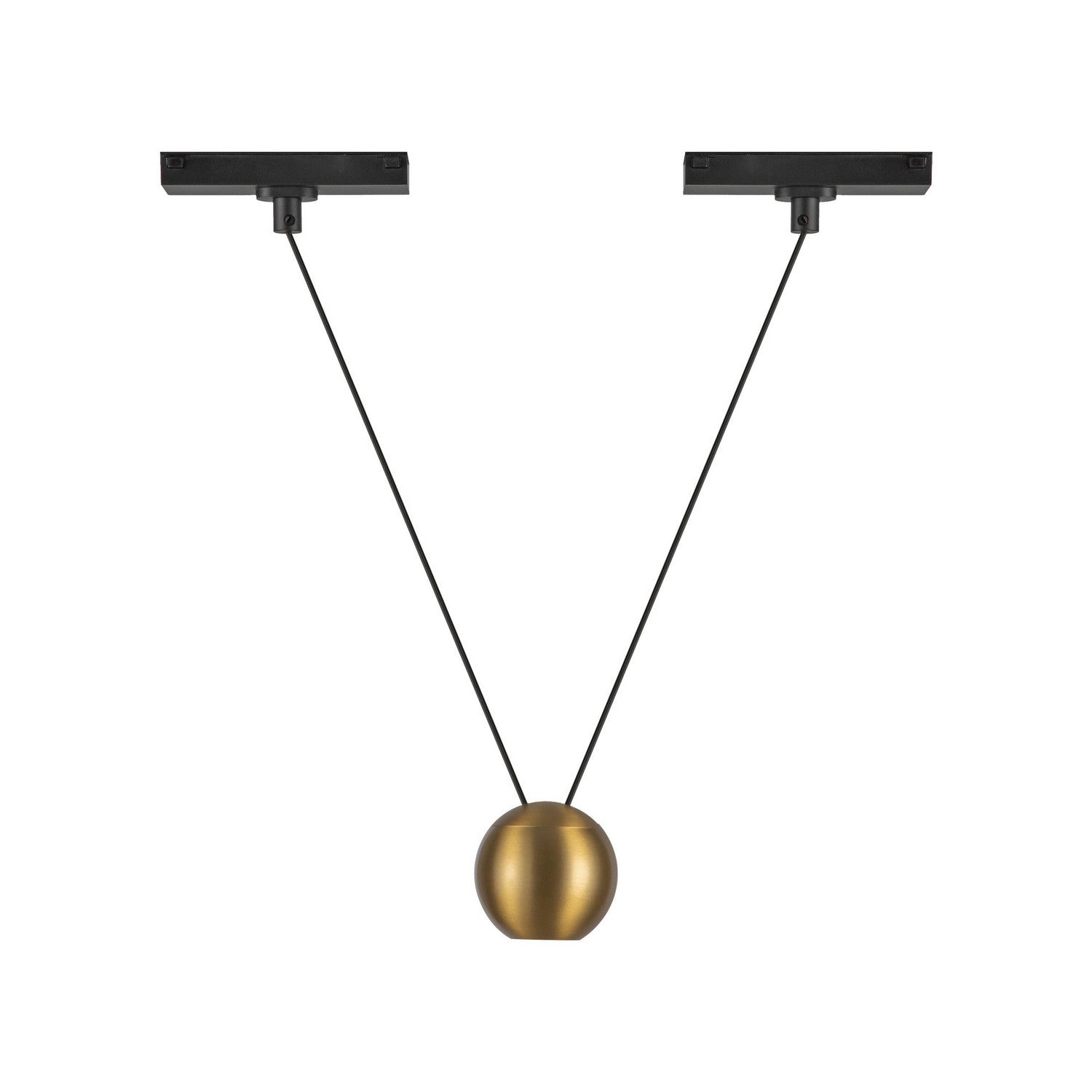Kuzco Lighting - TRP27203-BG-4K - LED Pendant - Faria Double - Brushed Gold
