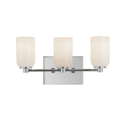 Kuzco Lighting - VL57718-CH/GO - Three Light Vanity - Nola - Chrome/Glossy Opal Glass