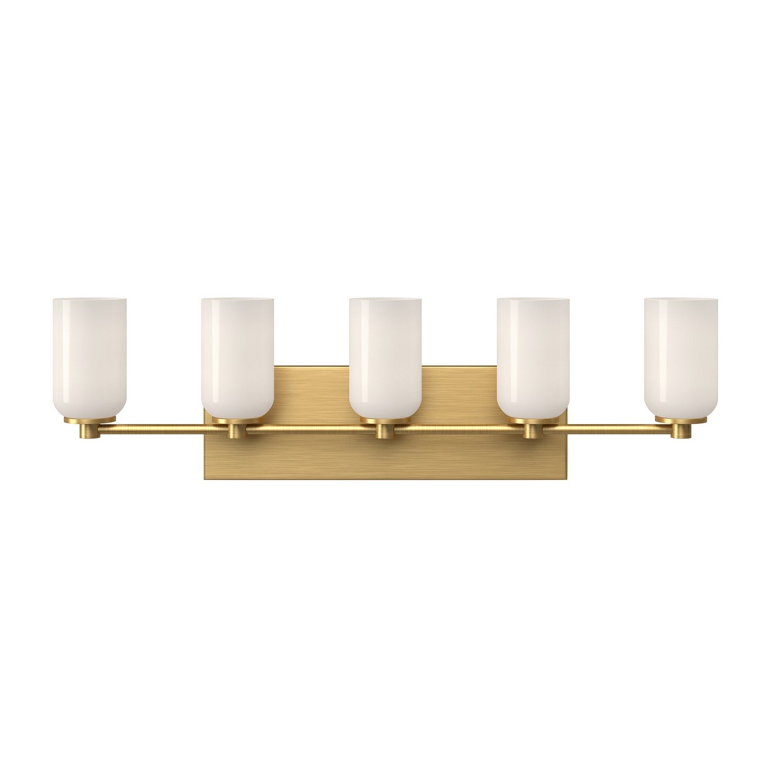 Kuzco Lighting - VL57732-BG/GO - Five Light Vanity - Nola - Brushed Gold/Glossy Opal Glass