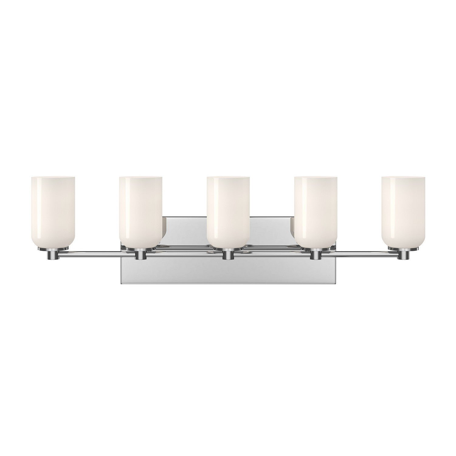 Kuzco Lighting - VL57732-CH/GO - Five Light Vanity - Nola - Chrome/Glossy Opal Glass