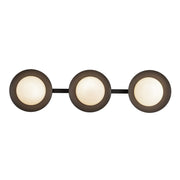 Kuzco Lighting - VL77923-BK/OP - LED Vanity - Cleo - Black/Opal Glass