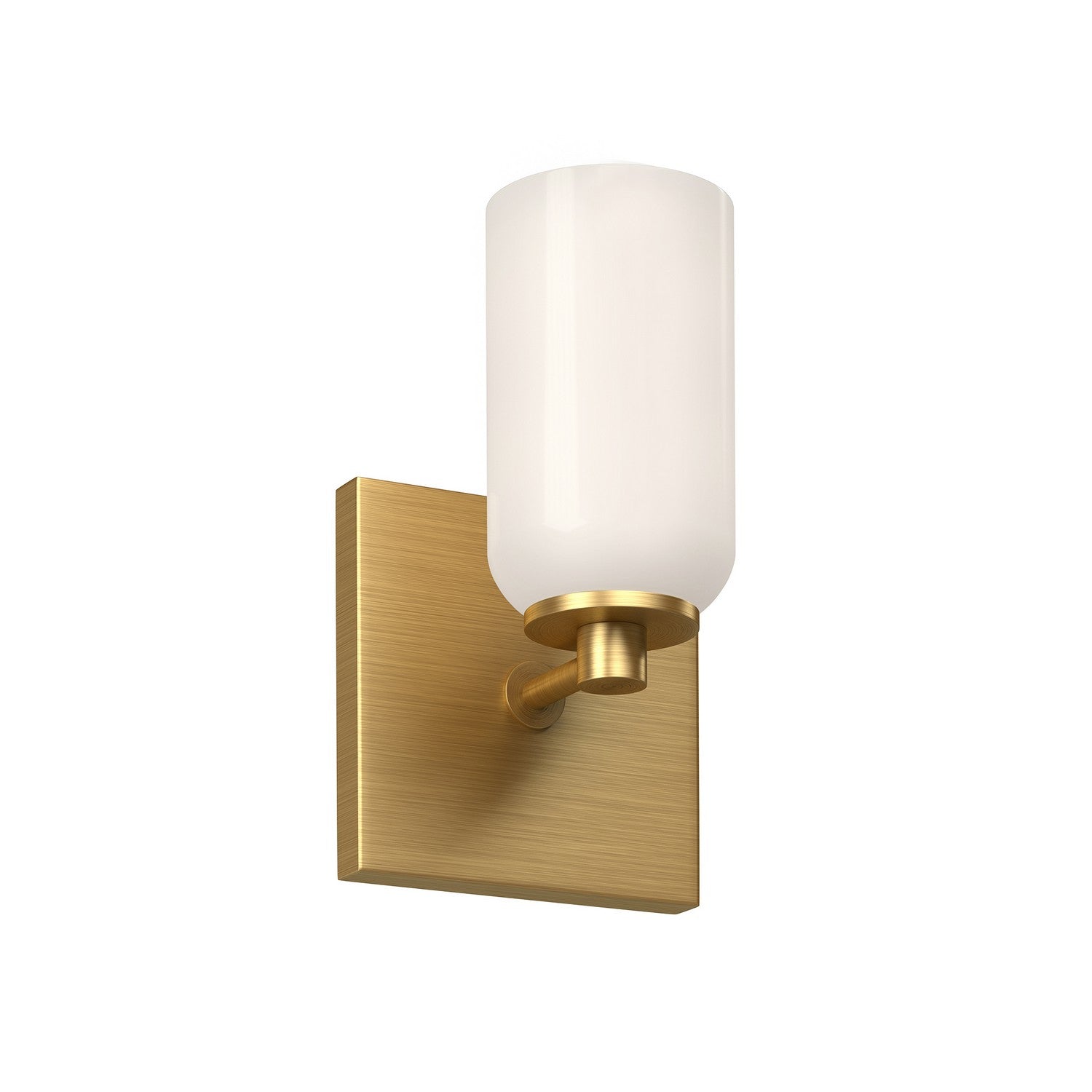 Kuzco Lighting - WS57704-BG/GO - One Light Wall Sconce - Nola - Brushed Gold/Glossy Opal Glass