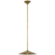 Visual Comfort Signature - AL 5030HAB-HAB - LED Pendant - Ponce - Hand-Rubbed Antique Brass