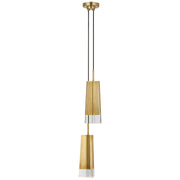 Visual Comfort Signature - TOB 5661HAB-CG - LED Pendant - Matcha - Hand-Rubbed Antique Brass