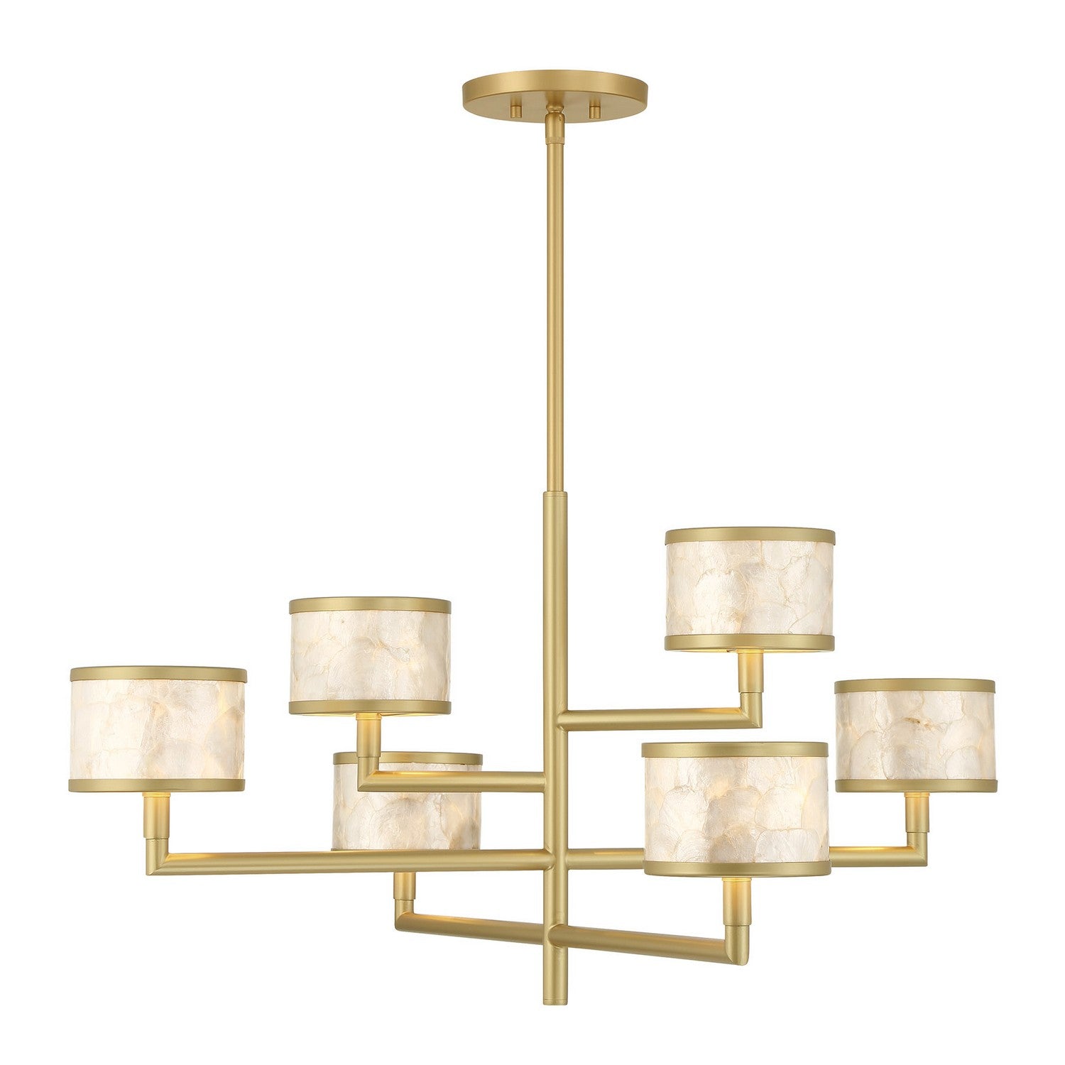 Savoy House - 1-6492-6-328 - Six Light Chandelier - Mariquita - Spun Gold