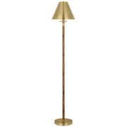 Ralph Lauren - RL 1679WB/NB-NB-CL - LED Floor Lamp - Dalfern - Waxed Bamboo and Natural Brass