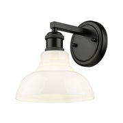 Golden - 0305-BA1 BLK-VMG - One Light Wall Sconce - Carver - Matte Black