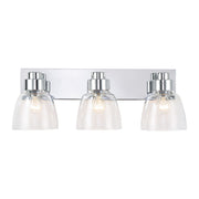 Golden - 0314-BA3 CH-CLR - Three Light Vanity - Remy - Chrome