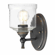 Golden - 0806-1W ABI-HWG - One Light Wall Sconce - Keating - Antique Black Iron