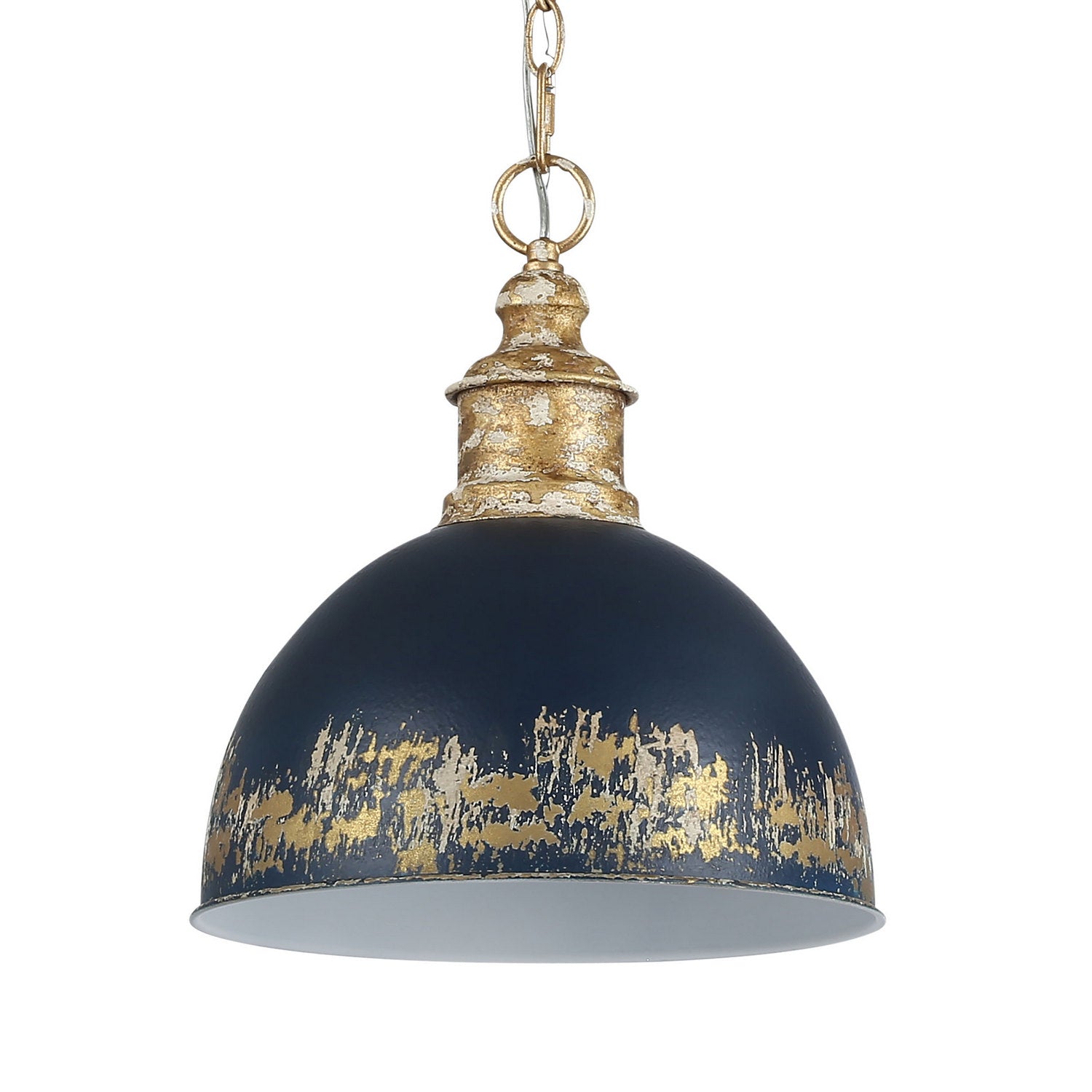 Golden - 0809-M VG-ANVY - One Light Pendant - Alison - Vintage Gold