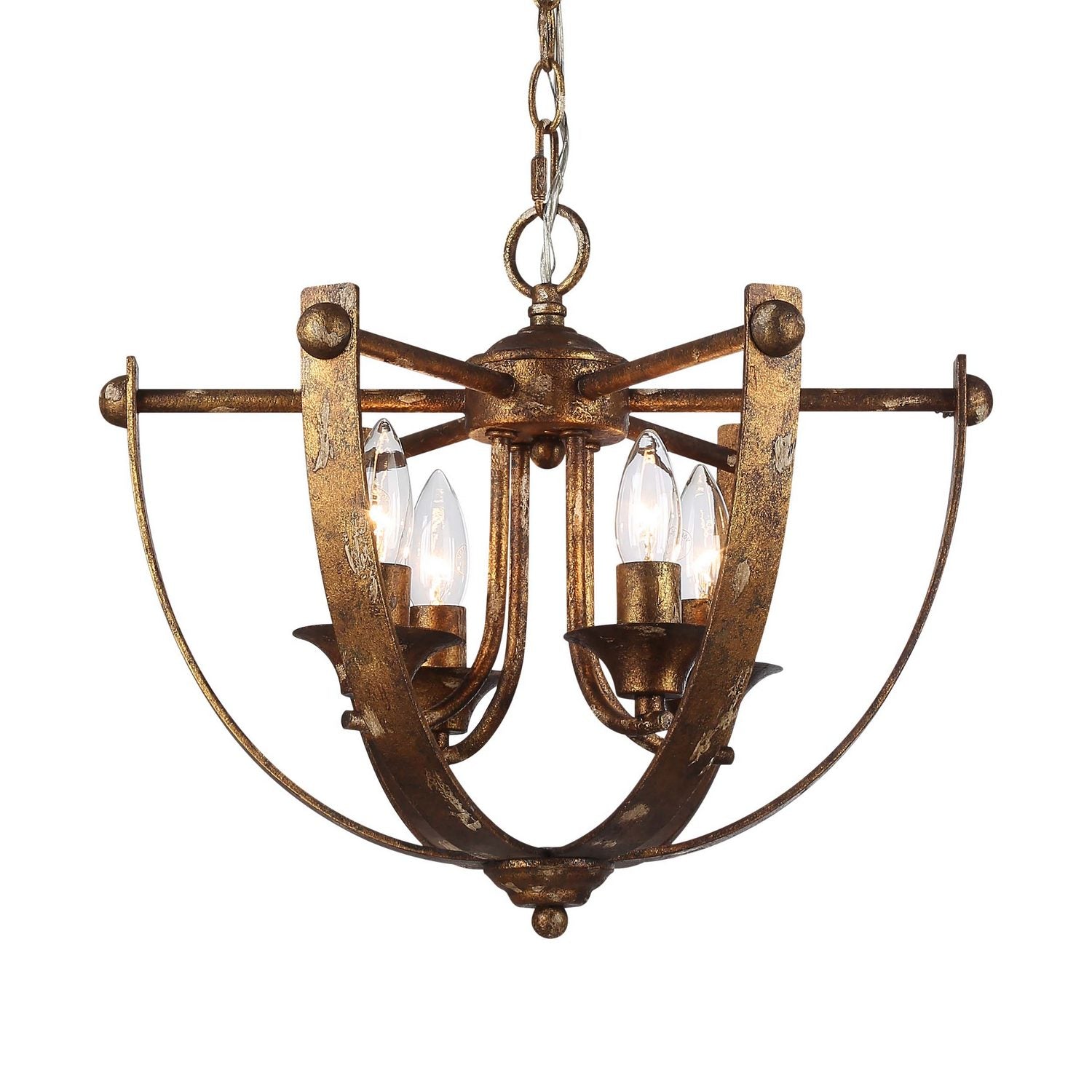Golden - 0815-4P HG - Four Light Pendant - Victoria - Heirloom Gold