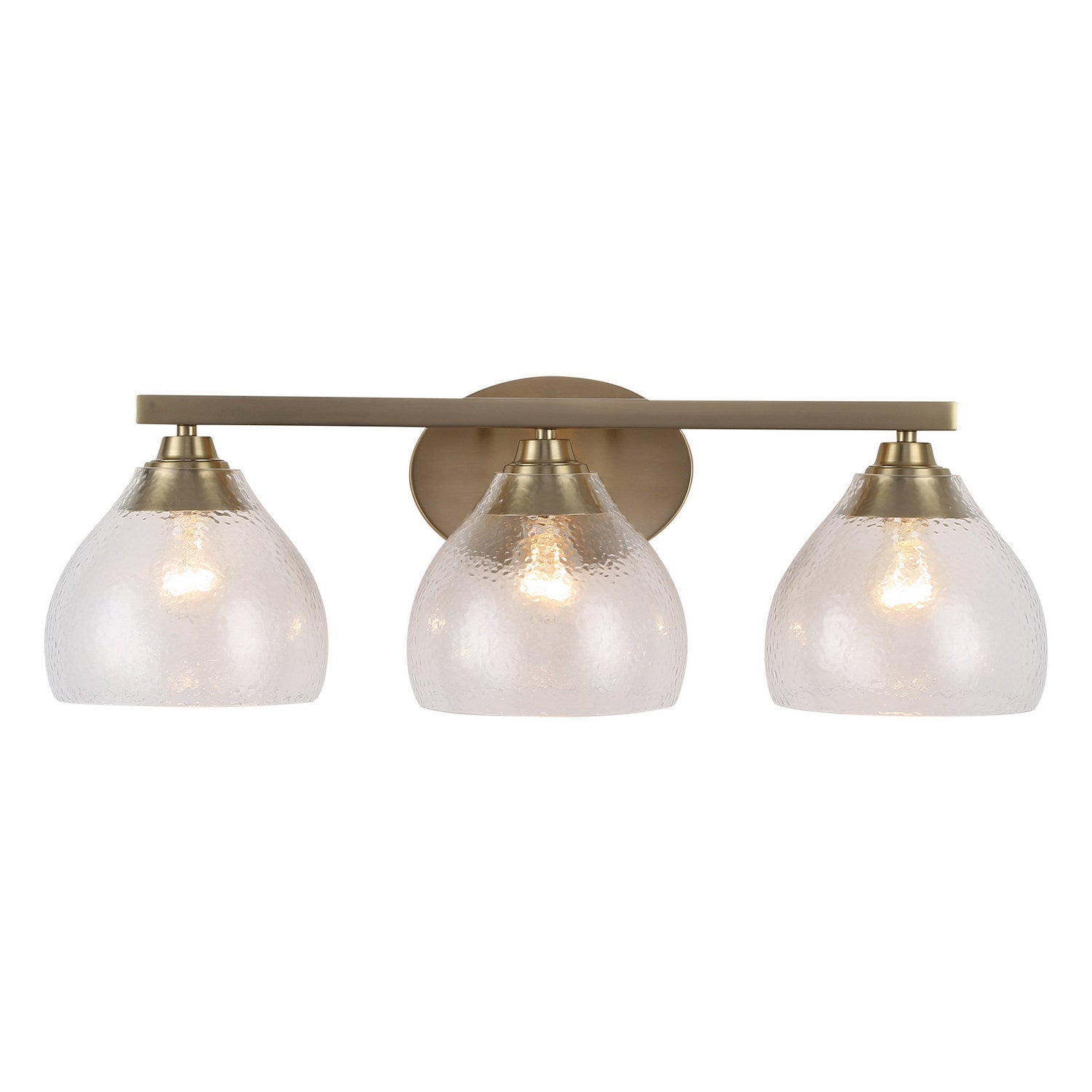 Golden - 1094-BA3 BCB-HCG - Three Light Vanity - Ariella - Brushed Champagne Brass