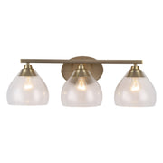 Golden - 1094-BA3 BCB-HCG - Three Light Vanity - Ariella - Brushed Champagne Brass