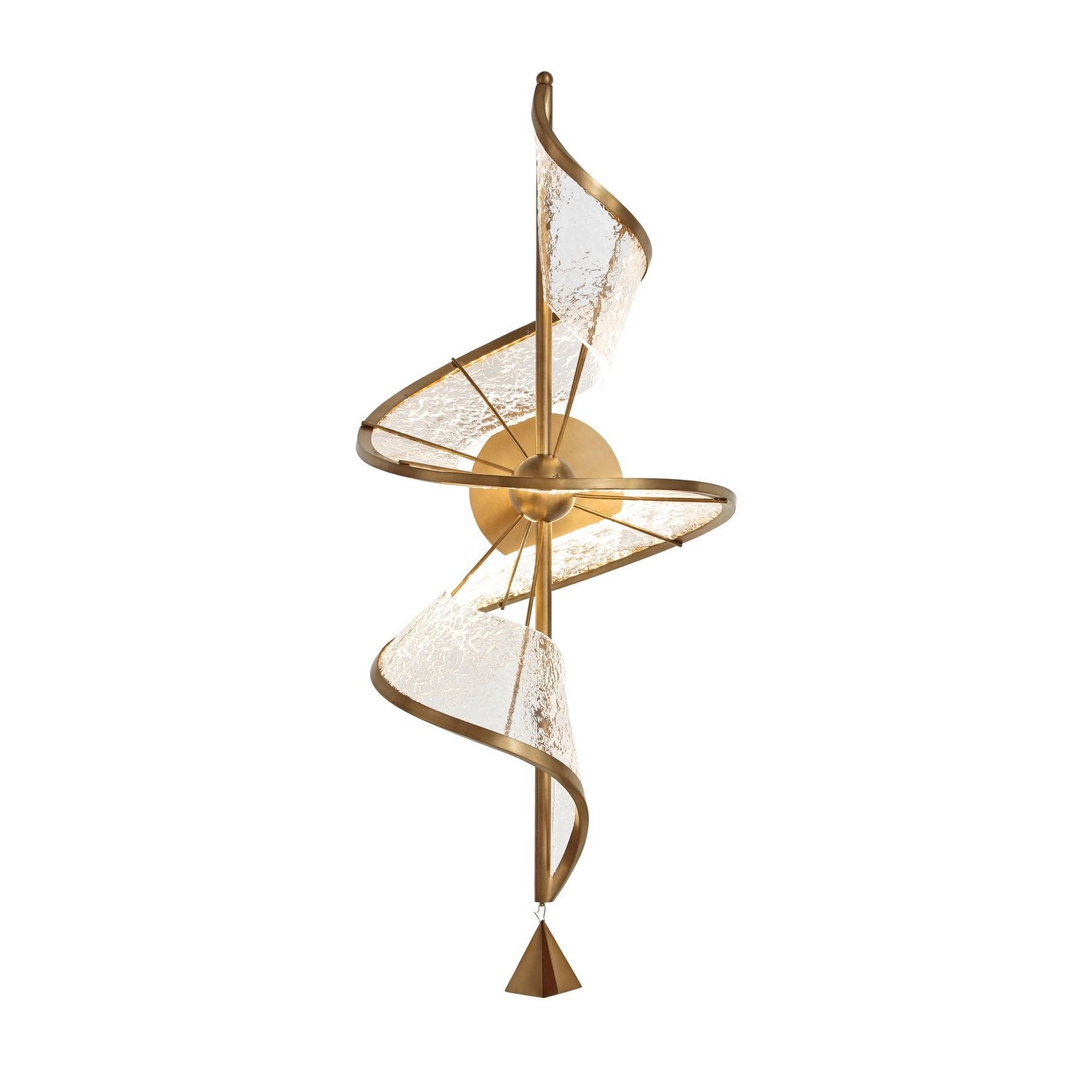 Golden - 1468-WSC BCH - LED Wall Sconce - Aurora - Brushed Champagne