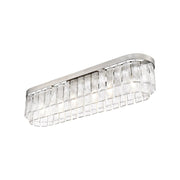 Golden - 1768-FM42 PS-HWG - Six Light Flush Mount - Ciara - Peruvian Silver