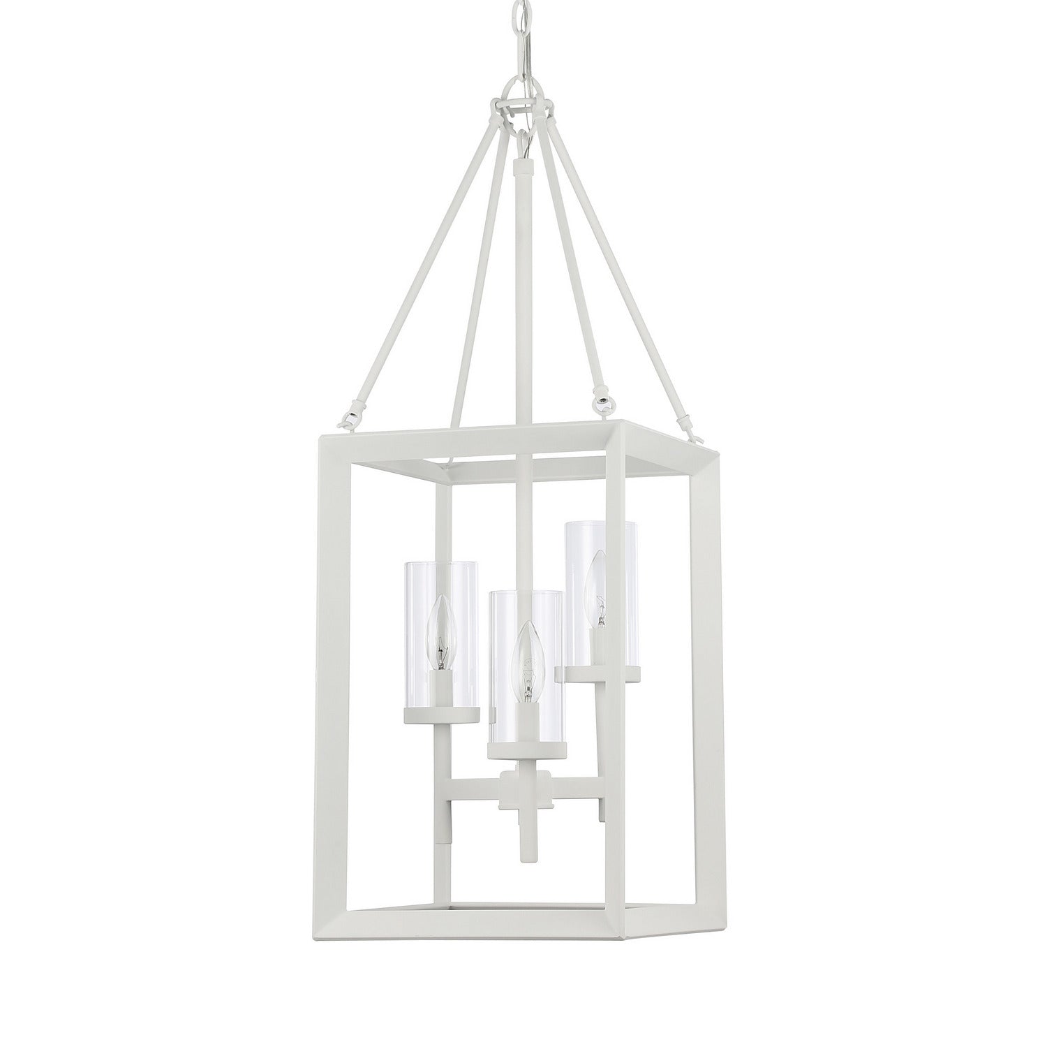 Golden - 2073-3P NWT-CLR - Three Light Pendant - Smyth - Natural White