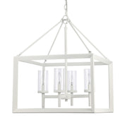 Golden - 2073-4 NWT-CLR - Four Light Chandelier - Smyth - Natural White