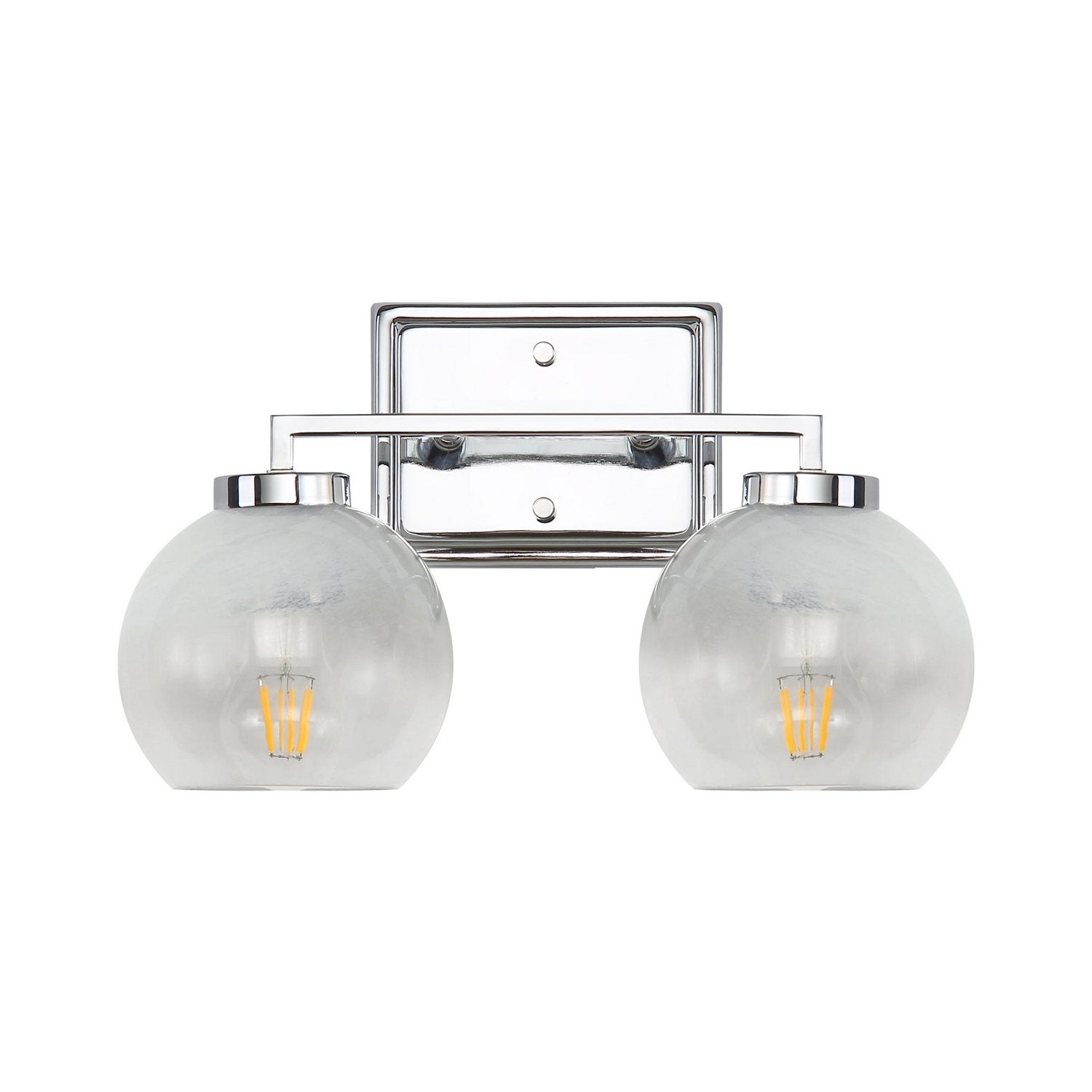 Golden - 3094-BA2 CH-ALA - Two Light Bath Vanity - Elliott - Chrome