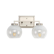 Golden - 3094-BA2 PW-ALA - Two Light Bath Vanity - Elliott - Pewter