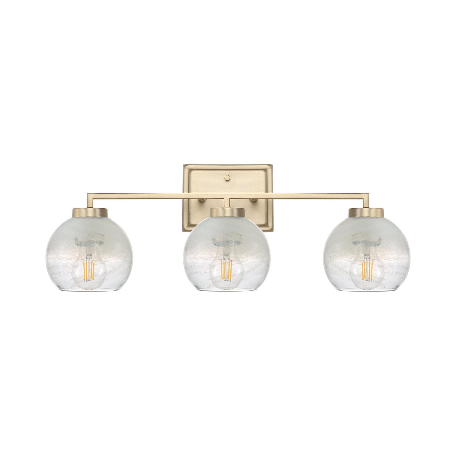 Golden - 3094-BA3 BCB-ALA - Three Light Bath Vanity - Elliott - Brushed Champagne Brass