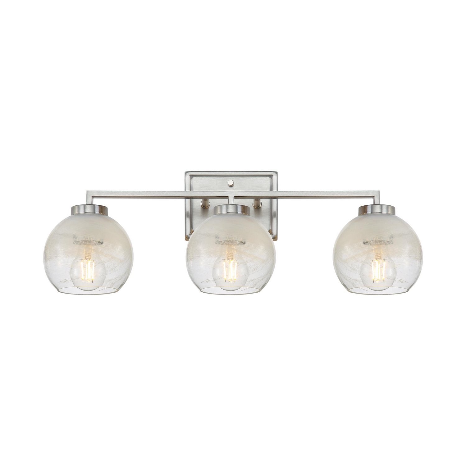 Golden - 3094-BA3 PW-ALA - Three Light Bath Vanity - Elliott - Pewter